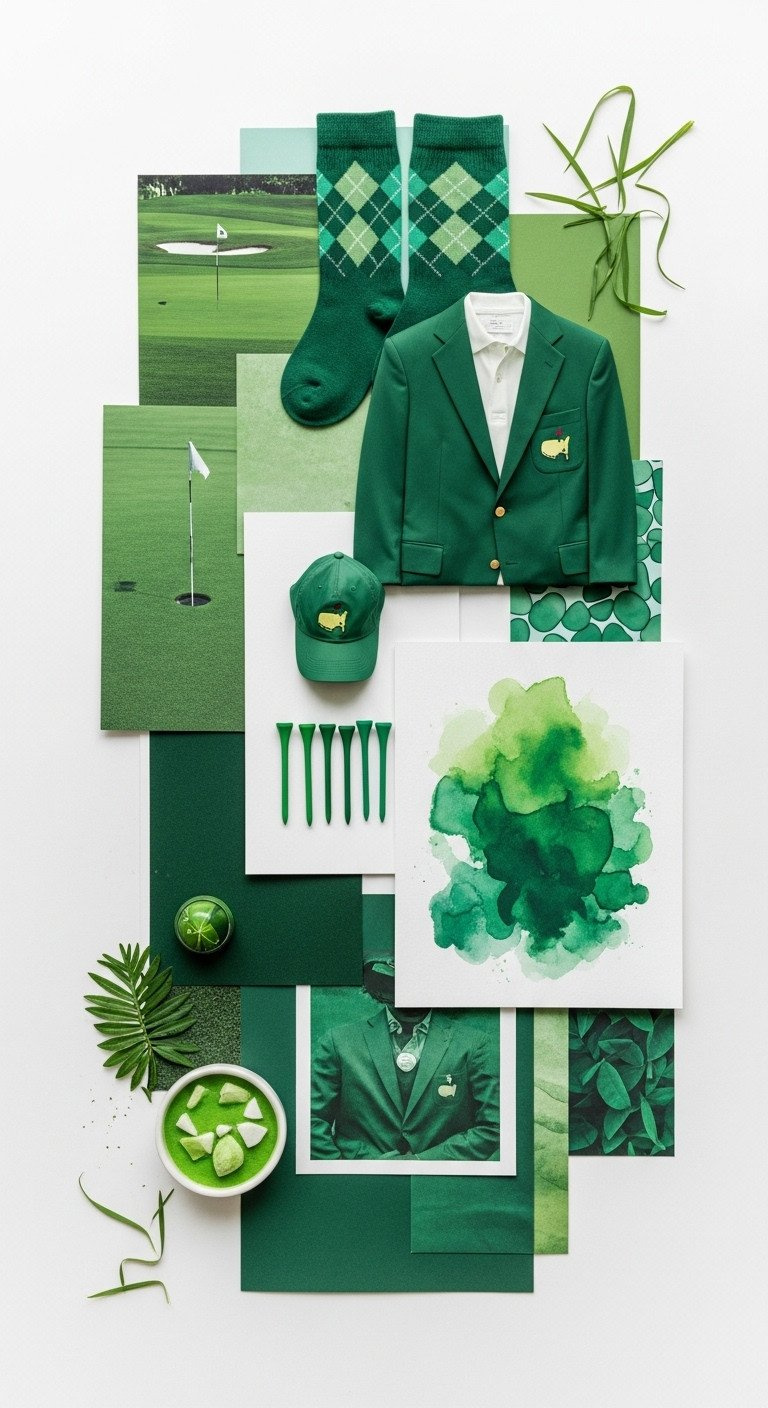 11 Golf Aesthetic Collage Ideas To Perfect Your Room A Large Frame Displays Three Float-Mounted Vintage Golf Scorecards With Handwritten Notes And A Classic Golf Pencil.