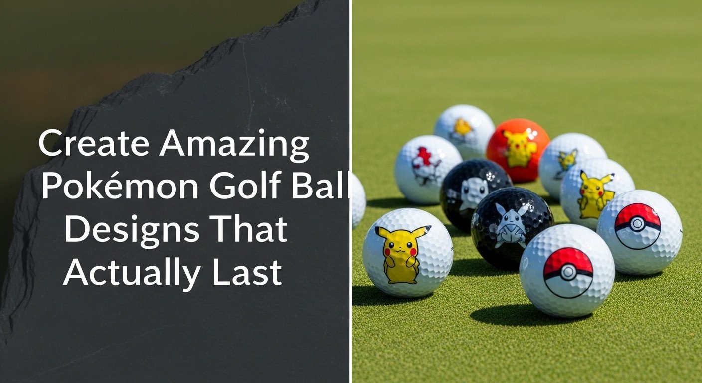 Create Amazing Pokémon Golf Ball Designs That Actually Last