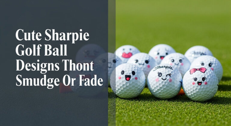 Cute Sharpie Golf Ball Designs That Wont Smudge Or Fade