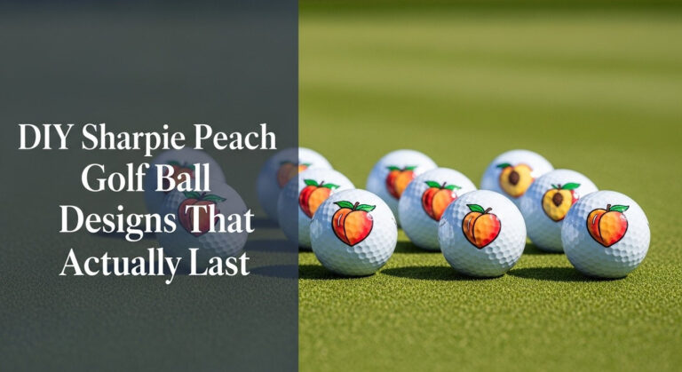 Diy Sharpie Peach Golf Ball Designs That Actually Last