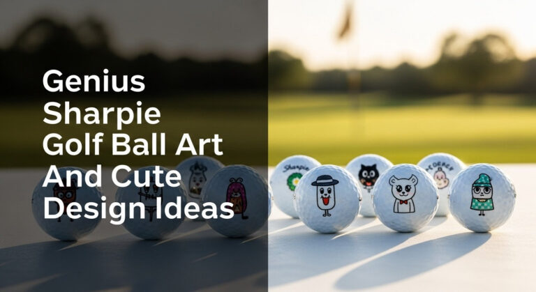 Genius Sharpie Golf Ball Art And Cute Design Ideas