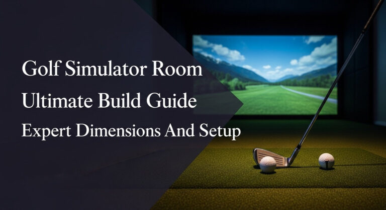 Golf Simulator Room Ultimate Build Guide Expert Dimensions And Setup [Year]