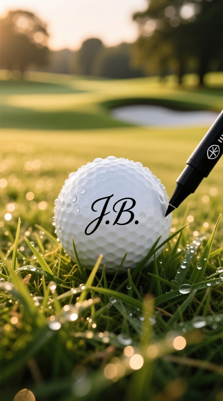 Brilliant Sharpie Golf Ball Ideas That Will Not Smudge Macro Shot Of A White Golf Ball With A Single Dimple Colored Neon Pink For A Minimalist And Unique Identification Mark.