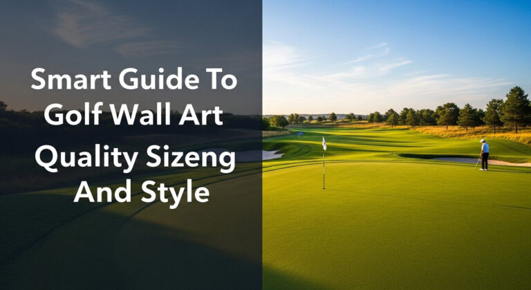 Smart Guide To Golf Wall Art Quality Sizing And Style