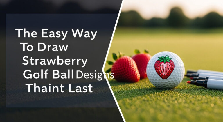 The Easy Way To Draw Strawberry Golf Ball Designs That Last