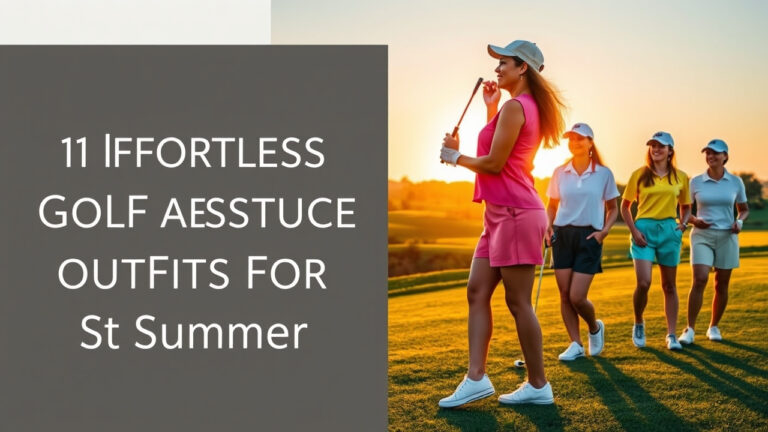 11 Effortless Golf Aesthetic Outfits For Summer [Year]