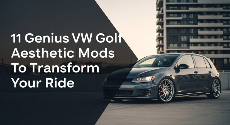 11 Genius Vw Golf Aesthetic Mods To Transform Your Ride