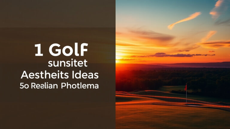 11 Golf Sunset Aesthetic Ideas For Breathtaking Photos