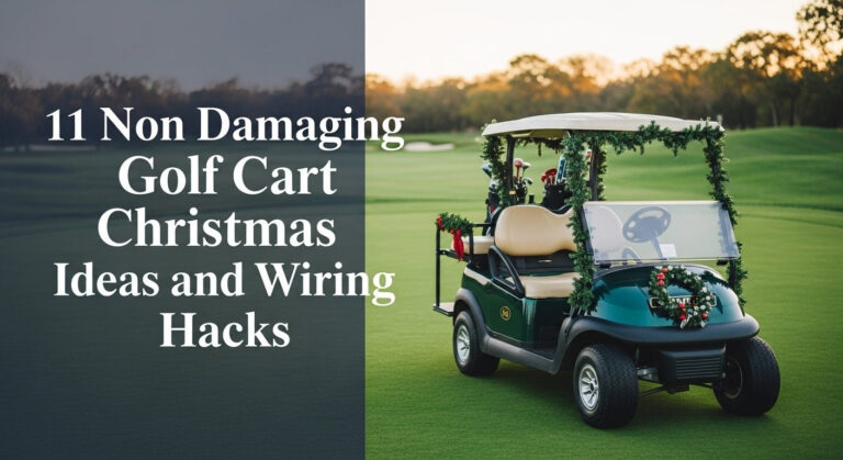 11 Non Damaging Golf Cart Christmas Ideas And Wiring Hacks