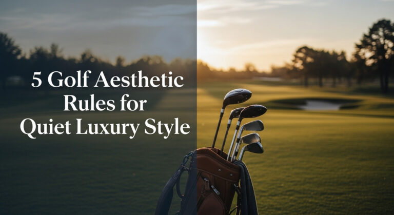 5 Golf Aesthetic Rules For Quiet Luxury Style In [Year]