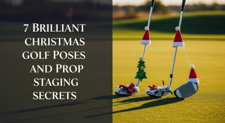 7 Brilliant Christmas Golf Poses And Prop Staging Secrets