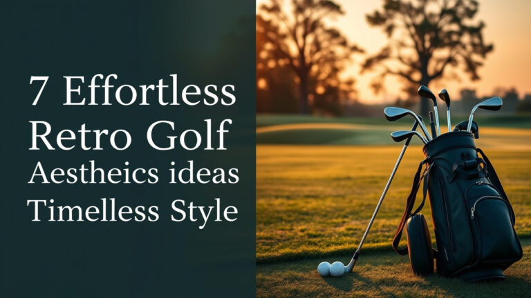 7 Effortless Retro Golf Aesthetic Ideas For Timeless Style 7 Effortless Retro Golf Aesthetic Ideas For Timeless Style