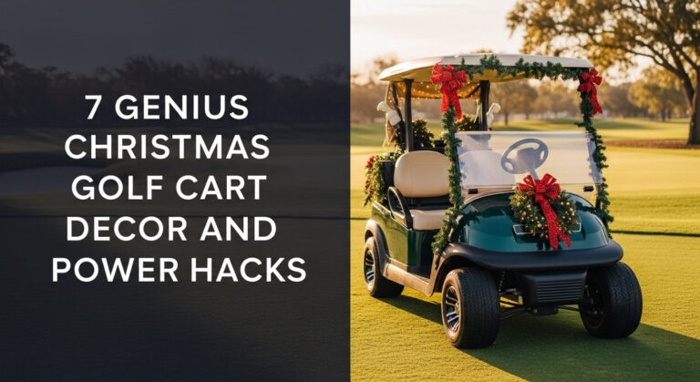 7 Genius Christmas Golf Cart Decor And Power Hacks [Year]