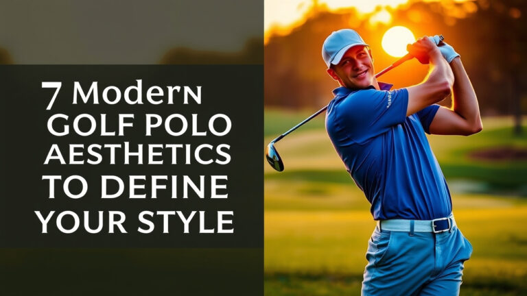 7 Modern Golf Polo Aesthetics To Define Your Style