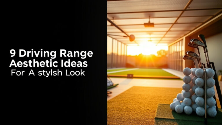 9 Driving Range Aesthetic Ideas For A Stylish Look In [Year]