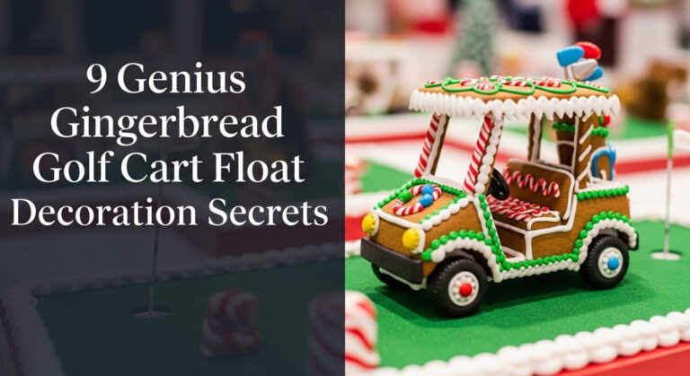 9 Genius Gingerbread Golf Cart Float Decoration Secrets
