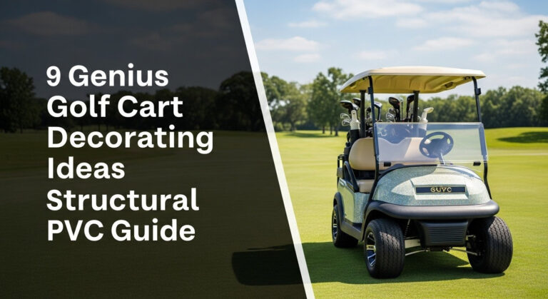 9 Genius Golf Cart Decorating Ideas Structural Pvc Guide