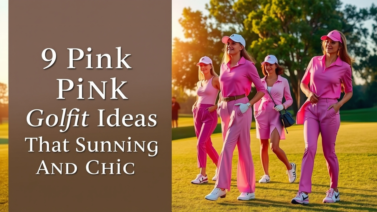9 Pink Golf Outfit Ideas That Are Stunning And Chic