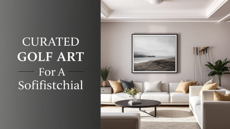 Curated Golf Art Ideas For A Sophisticated Aesthetic