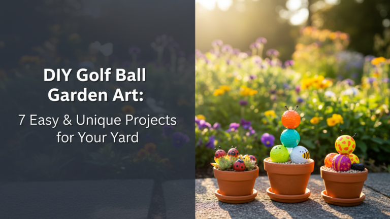 Diy Golf Ball Garden Art: 7 Easy &Amp; Unique Projects For Your Yard Diy Golf Ball Garden Art: 7 Easy &Amp; Unique Projects For Your Yard