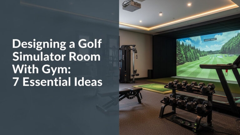 Designing A Golf Simulator Room With Gym: 7 Essential Ideas