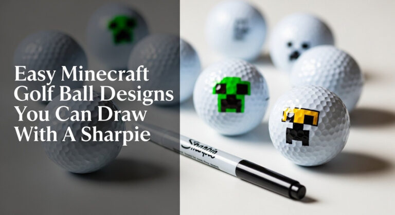 Easy Minecraft Golf Ball Designs You Can Draw With A Sharpie Easy Minecraft Golf Ball Designs You Can Draw With A Sharpie