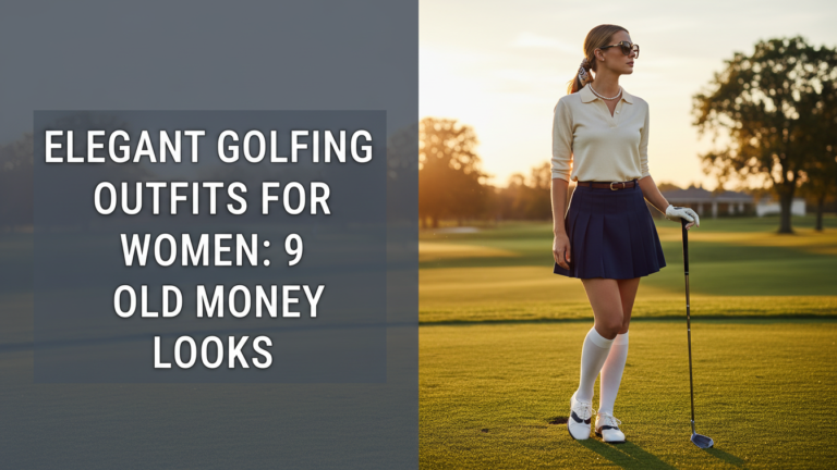 Elegant Golfing Outfits For Women: 9 Old Money Looks