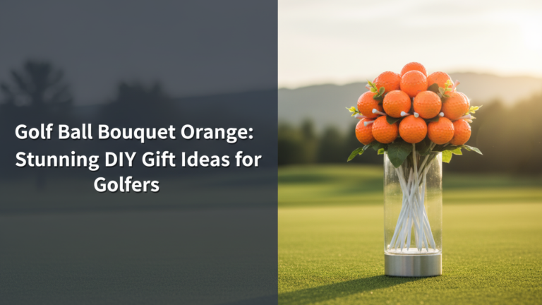 Golf Ball Bouquet Orange: Stunning Diy Gift Ideas For Golfers Golf Ball Bouquet Orange: Stunning Diy Gift Ideas For Golfers