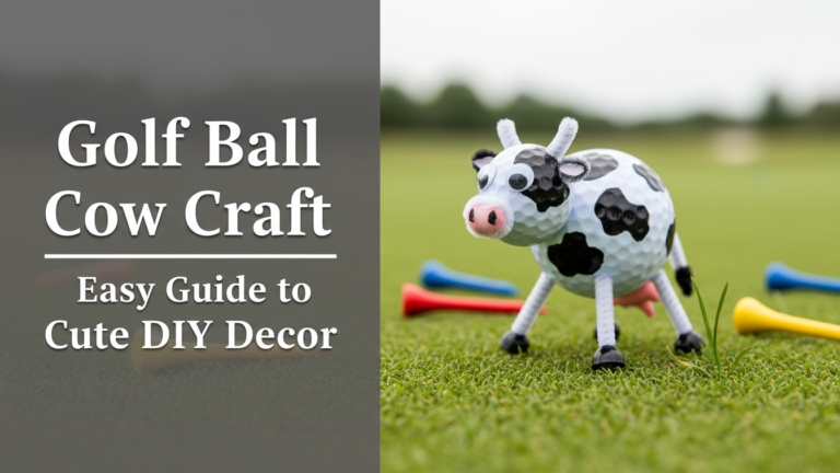 Golf Ball Cow Craft: Easy Guide To Cute Diy Decor Golf Ball Cow Craft: Easy Guide To Cute Diy Decor