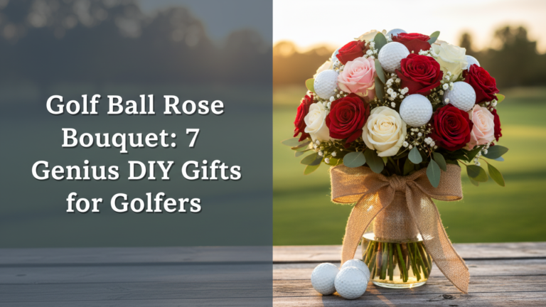 Golf Ball Rose Bouquet: 7 Genius Diy Gifts For Golfers