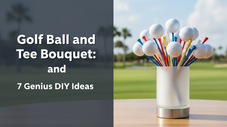 Golf Ball And Tee Bouquet: 7 Genius Diy Ideas Golf Ball And Tee Bouquet: 7 Genius Diy Ideas