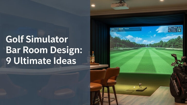 Golf Simulator Bar Room Design: 9 Ultimate Ideas