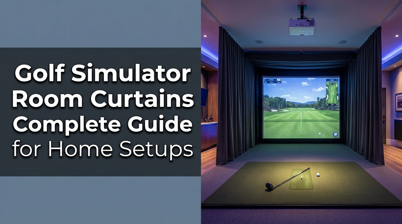 Golf Simulator Room Curtains Complete Guide For Home Setups