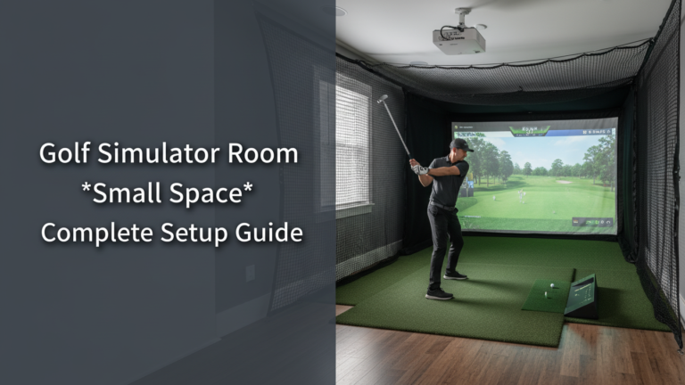 Golf Simulator Room Small Space Complete Setup Guide Golf Simulator Room Small Space Complete Setup Guide