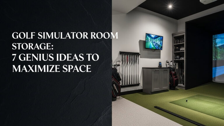 Golf Simulator Room Storage: 7 Genius Ideas To Maximize Space