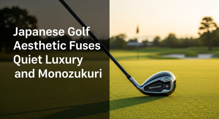 Japanese Golf Aesthetic Fuses Quiet Luxury And Monozukuri