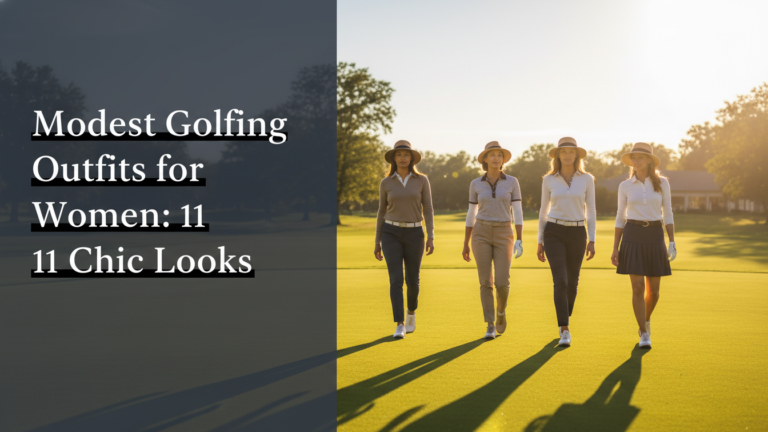 Modest Golfing Outfits For Women: 11 Chic Looks Modest Golfing Outfits For Women: 11 Chic Looks