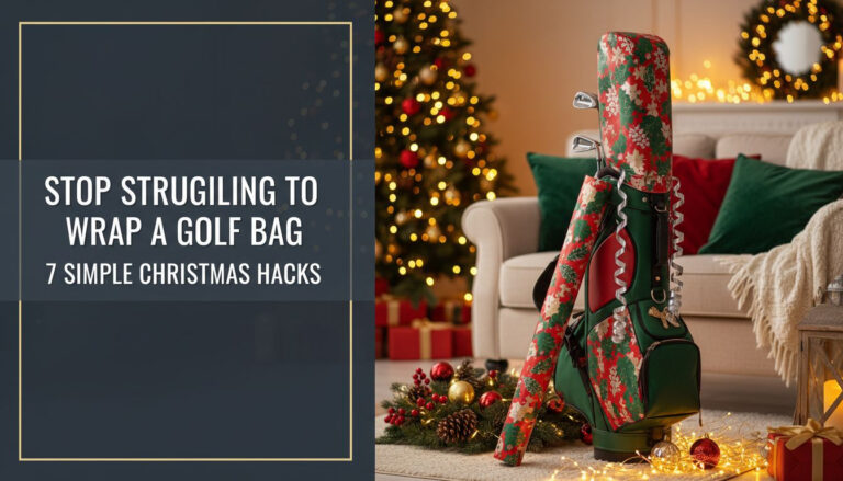 Stop Struggling To Wrap A Golf Bag 7 Simple Christmas Hacks