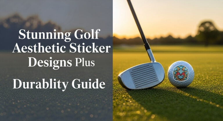 Stunning Golf Aesthetic Sticker Designs Plus Durability Guide [Year]
