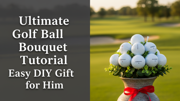 Ultimate Golf Ball Bouquet Tutorial Easy Diy Gift For Him Ultimate Golf Ball Bouquet Tutorial Easy Diy Gift For Him