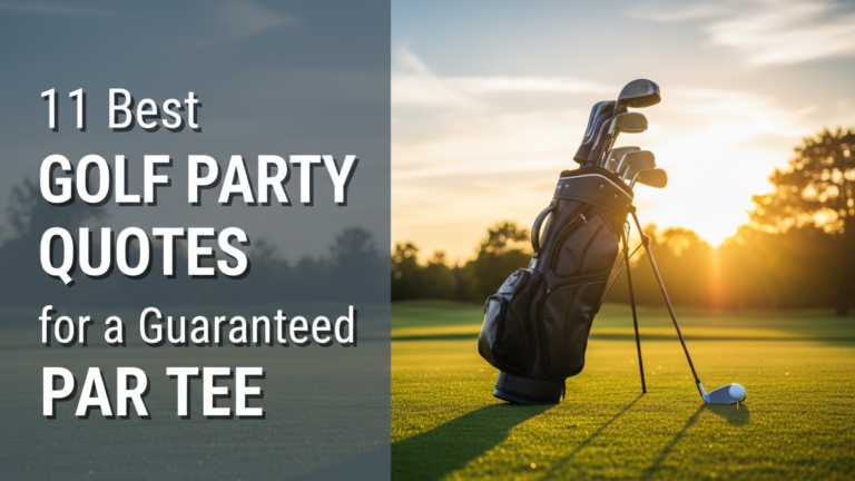 11 Best Golf Party Quotes For A Guaranteed Par Tee In [Year]