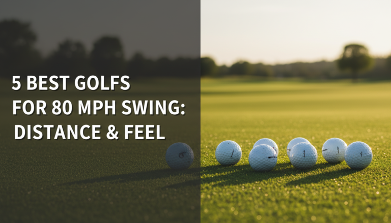 5 Best Golf Balls For 80 Mph Swing: Distance &Amp; Feel