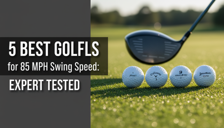 5 Best Golf Balls For 85 Mph Swing Speed: Expert Tested [Year]