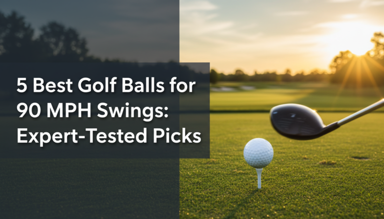 5 Best Golf Balls For 90 Mph Swings: Expert-Tested [Year] Picks