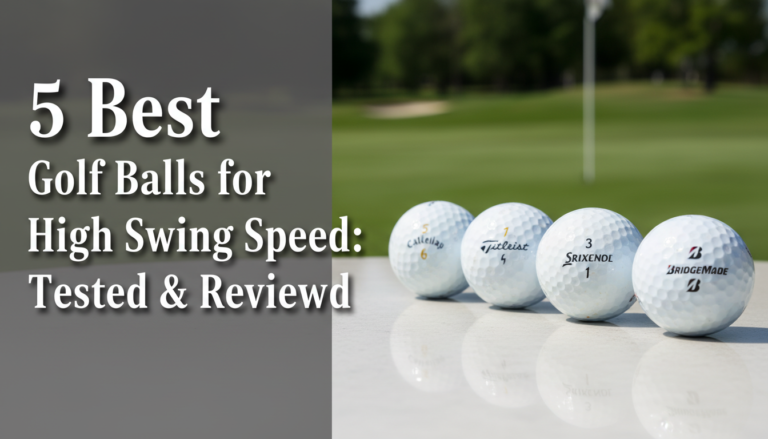 5 Best Golf Balls For High Swing Speed: Tested &Amp; Reviewed [Year]