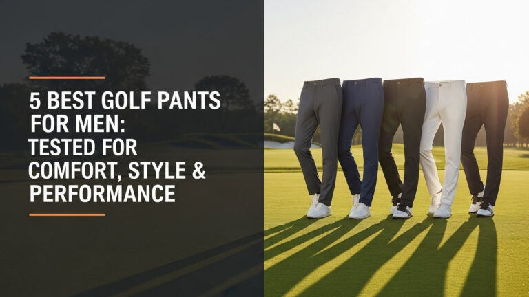 5 Best Golf Pants For Men: Tested For Comfort, Style &Amp; Performance