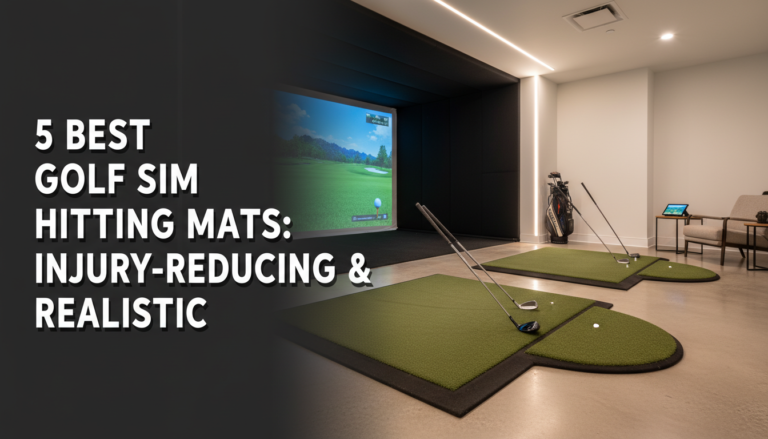 5 Best Golf Sim Hitting Mats: Injury-Reducing &Amp; Realistic [Year]