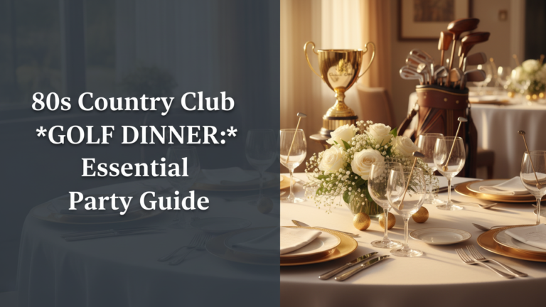 80S Country Club Golf Dinner: Essential Party Guide 80S Country Club Golf Dinner: Essential Party Guide