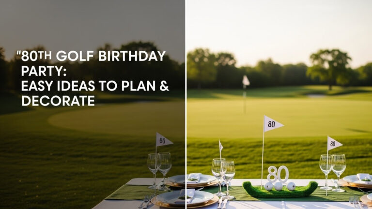 80Th Golf Birthday Party: Easy Ideas To Plan &Amp; Decorate [Year]