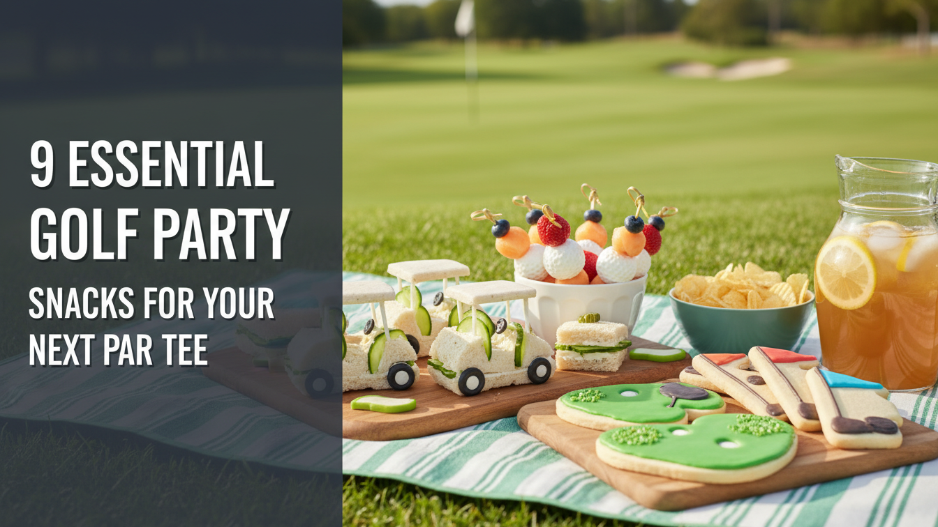 9 Essential Golf Party Snacks For Your Next Par Tee In 2026